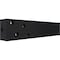 Ekena Millwork Hidden Floating Steel Heavy Duty Bracket w/ Flange, Powder Coated Black 2 1/2"W x 12"D x 1 1/2"H BKTM02X12X01HFPBL - alternate 2